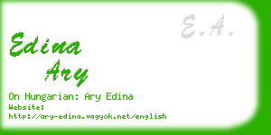 edina ary business card